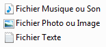 Types de fichiers