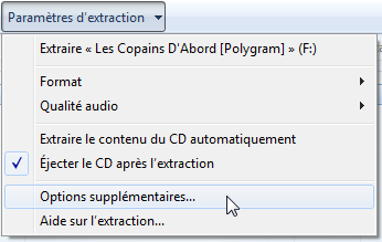 Options supplémentaires