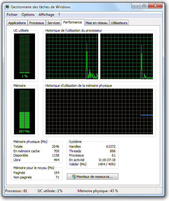 Gestionnaire des tâches