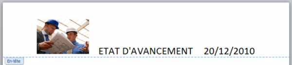 Un en-tête personnalisé