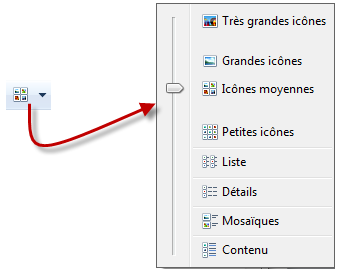 Choix du mode d'affichage