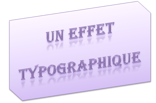 Saurez-vous insérer cet effet dans votre document ?