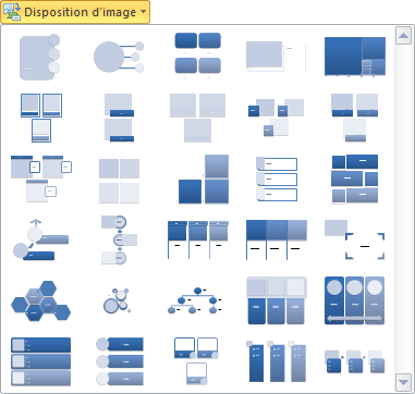 Insertion de l'image dans un graphique SmartArt