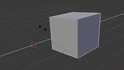 Exemple d'une origine mal placée