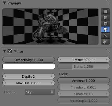Appliquer aux objets un effet miroir