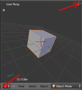 Les rainures dans les coins permettent de faire apparaître une nouvelle fenêtre