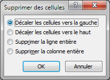 Choix du décalage des cellules environnantes