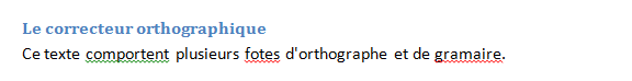 Ce texte comporte des erreurs d'orthographe et de grammaire