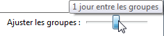 Ajuster les groupes