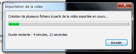 Importer la vidéo 3