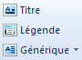 Titre, Légende, Générique