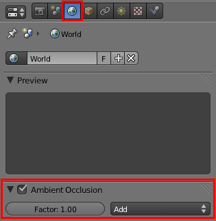 Activer l'Ambient Occlusion