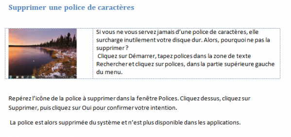 Un exemple d'article