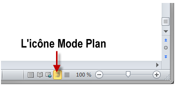 Activation du mode Plan