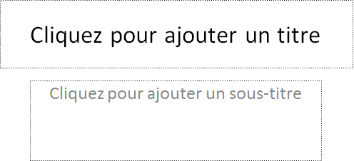Diapositive par défaut.