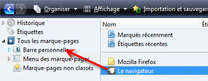 Organiser les marques-pages 5