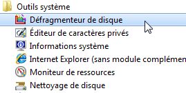 Défragmenteur de disque