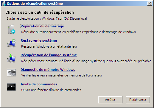 Outils de réparation