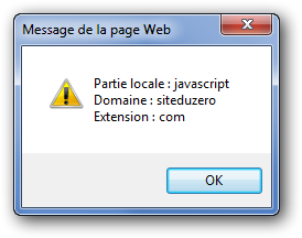 Les trois parties sont bien renvoyées