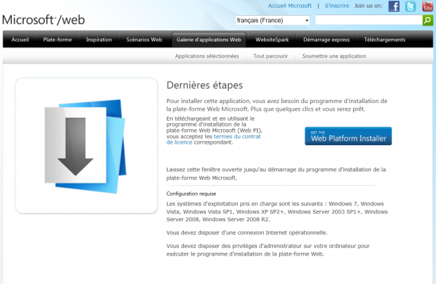 Microsoft Web Platform Installer