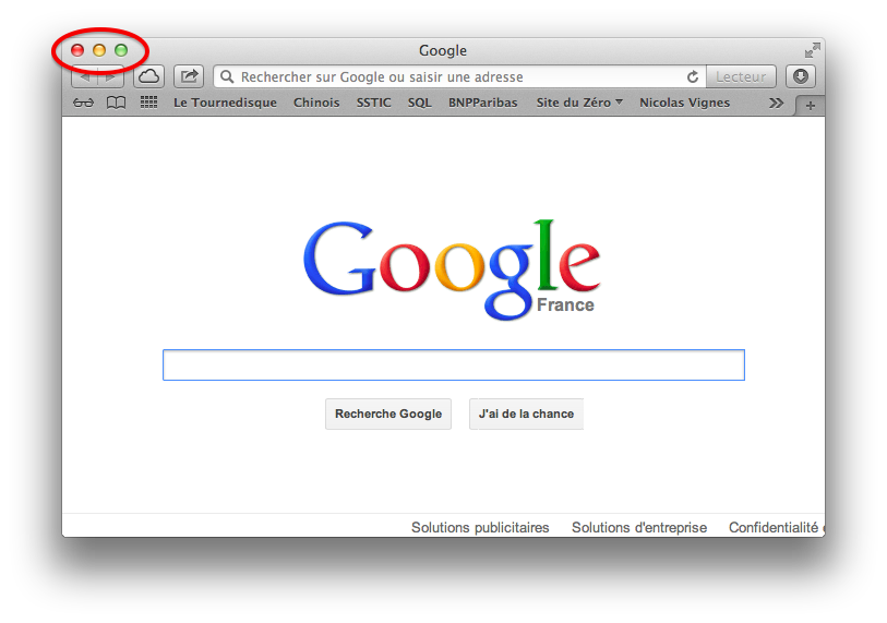 L'application Safari