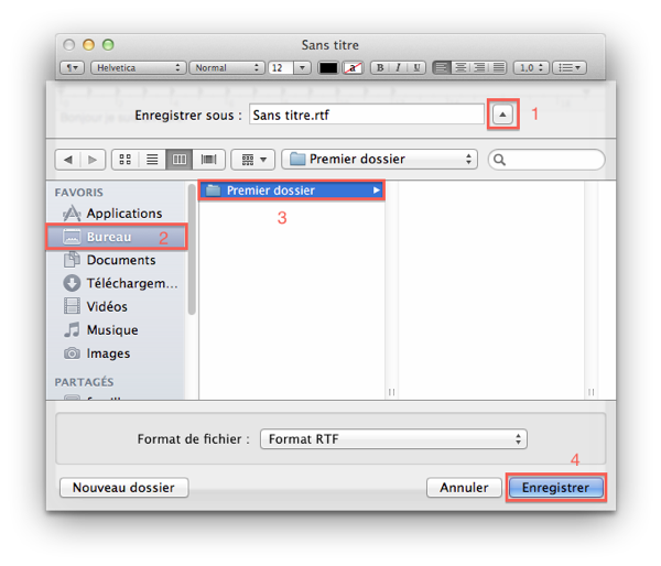 Choisir où enregistrer son fichier
