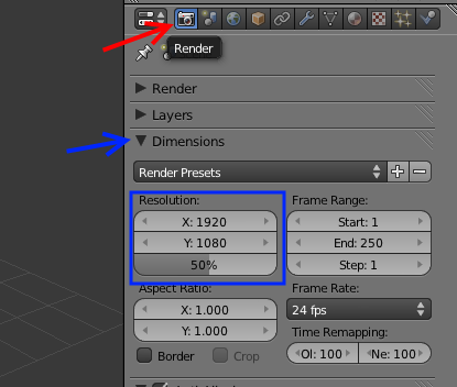 Navigation dans la fenêtre des boutons