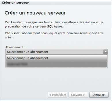 Choix d'un abonnement