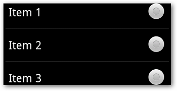 Une liste de sélection unique