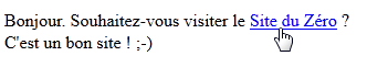 Lien vers le Site du Zéro