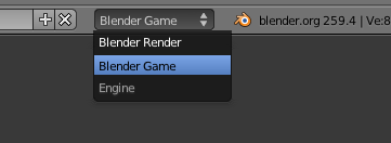 Passer en mode Blender Game