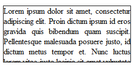 Le texte est coupé aux limites du paragraphe