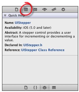 Cliquez sur l'icône Show Quick Help