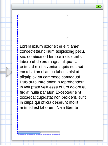 Des pointillés apparaissent pour aligner les différents éléments