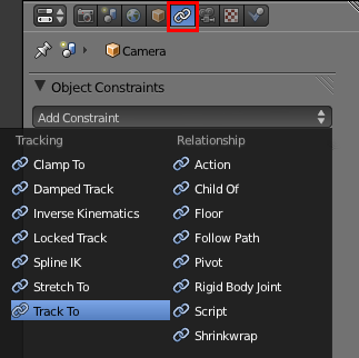La contrainte Track To