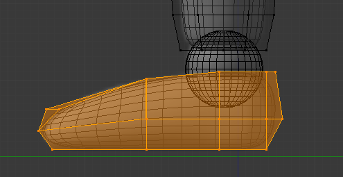 Quelques extrusions vers la gauche et le tour est joué !
