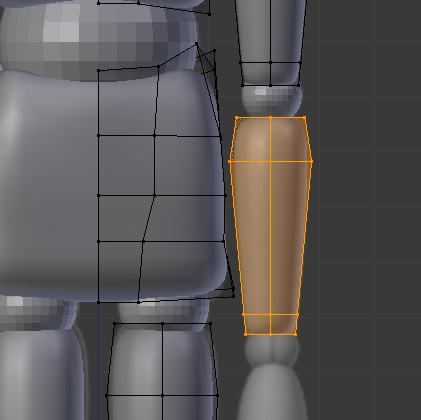 Loop Cut sur l'avant-bras