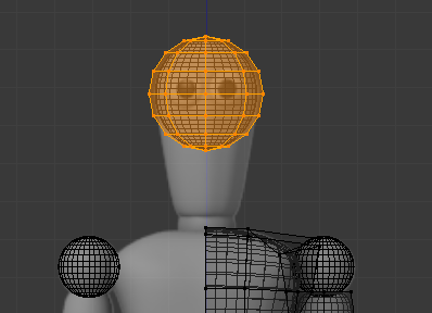 L'UV Sphere comme base pour modéliser la tête