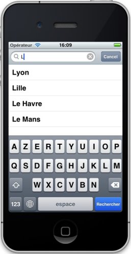 L'application doit ressembler à ça