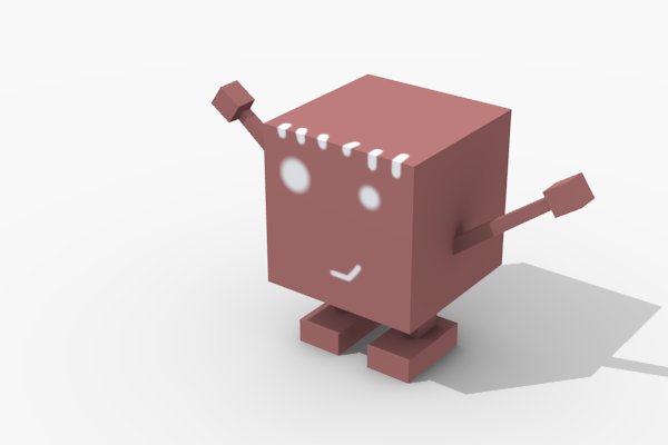 La petite frimousse de Kubix grâce à l'UVMapping