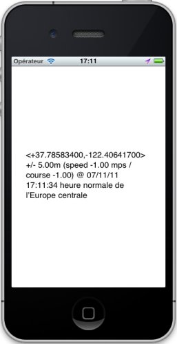 Le résultat de la géolocalisation est plutôt fantaisiste