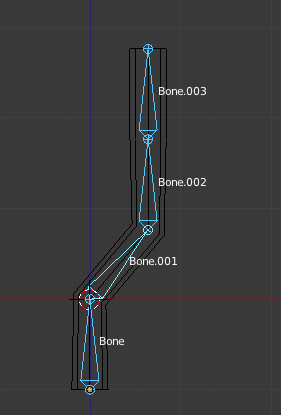 Bone.002 n'est plus soumis au mouvement des os supérieurs