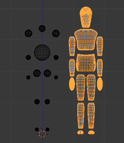 Séparez le corps des articulations
