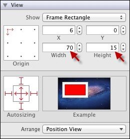 Modifiez la taille de la brique