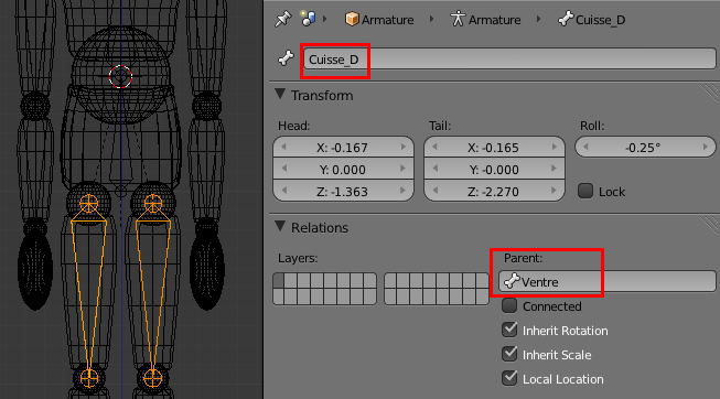 Assigner un os parent
