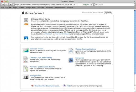 Vous pourrez gérer facilement les applications soumises à l'App Store