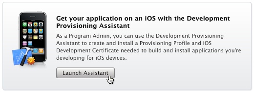 Cliquez sur Launch Assistant