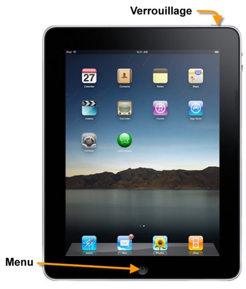 Il faut appuyer simultanément sur les boutons Menu et Verrouillage pour faire une capture d'écran