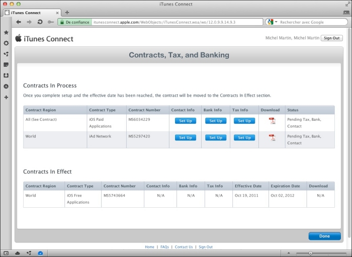 Contracts, Tax and Banking