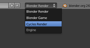Activez Cycles dans la barre des menus
